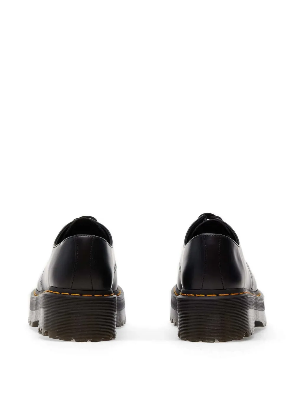 Dr Martens 1461 Quad leren derby schoenen met plateauzool Zwart