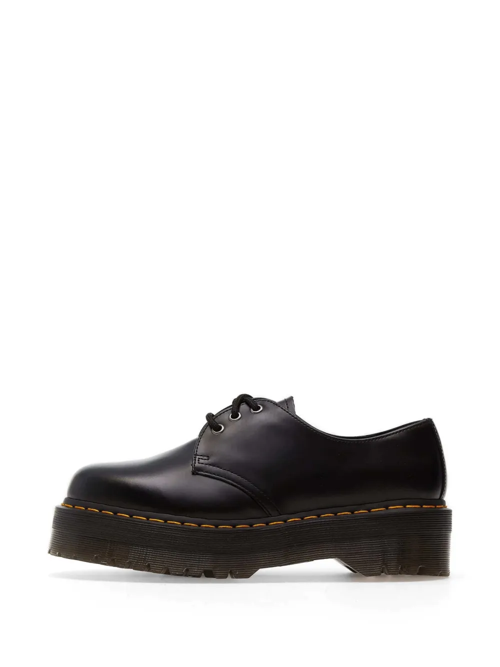 Dr Martens 1461 Quad platform leather Derby shoes - Black