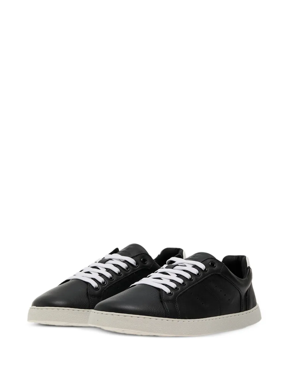  Groundies Round-toe Lace-up Sneakers - Negro 