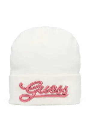 Just Cavalli logo-embroidered Beanie Hat | Pink | FARFETCH display picture 3