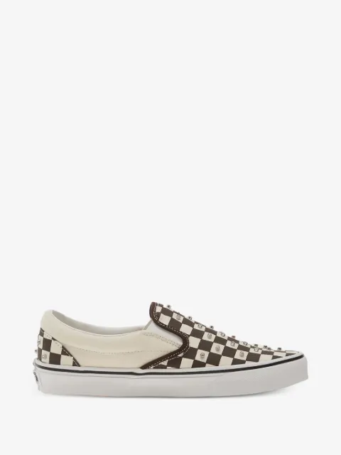 Vans checkerboard stud-embellished sneakers