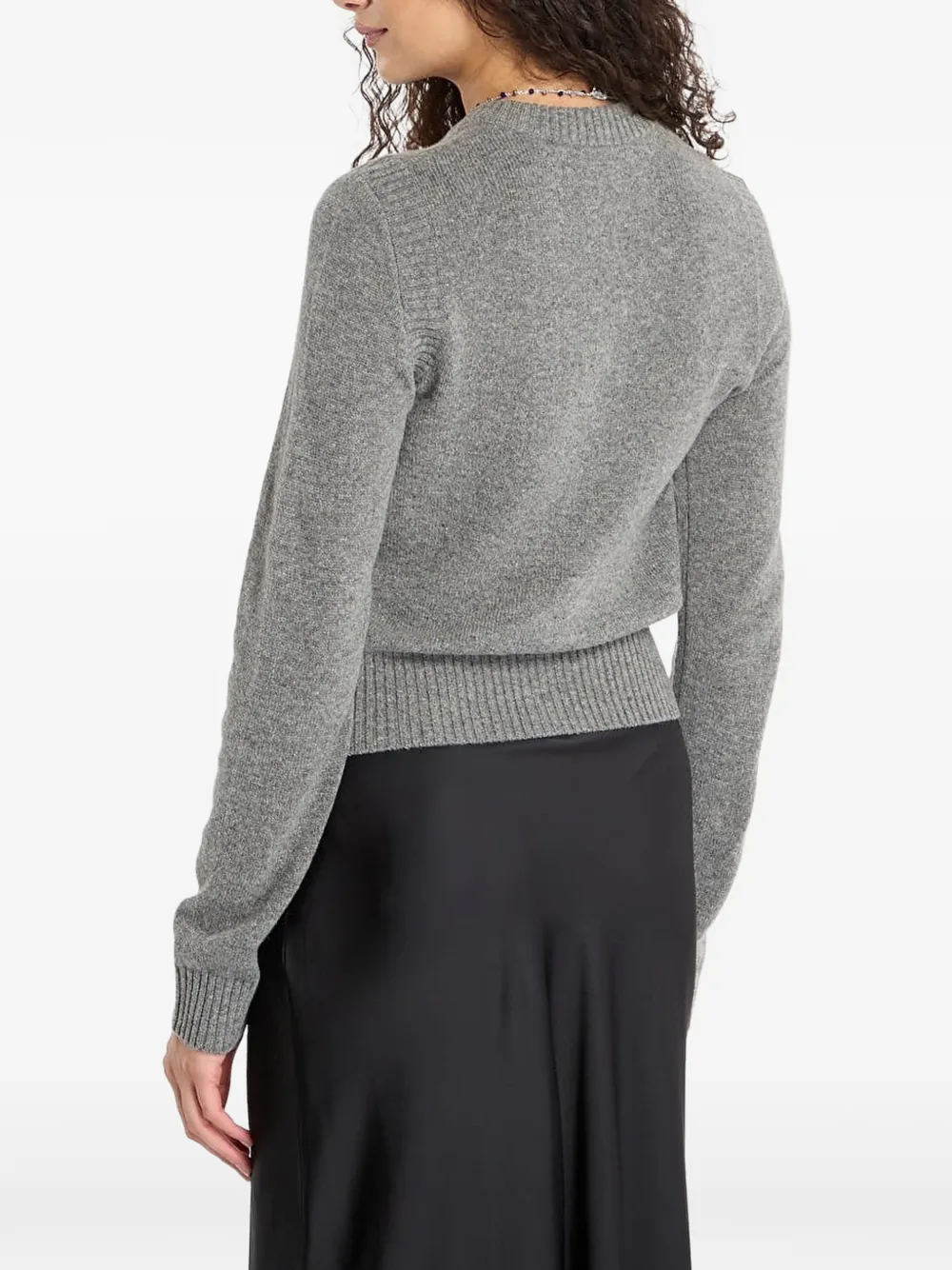 Samsoe & Samsoe Patch-pocket Cardigan In Gray
