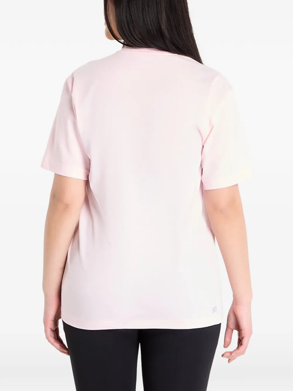 Lacoste T-shirt met logopatch Roze