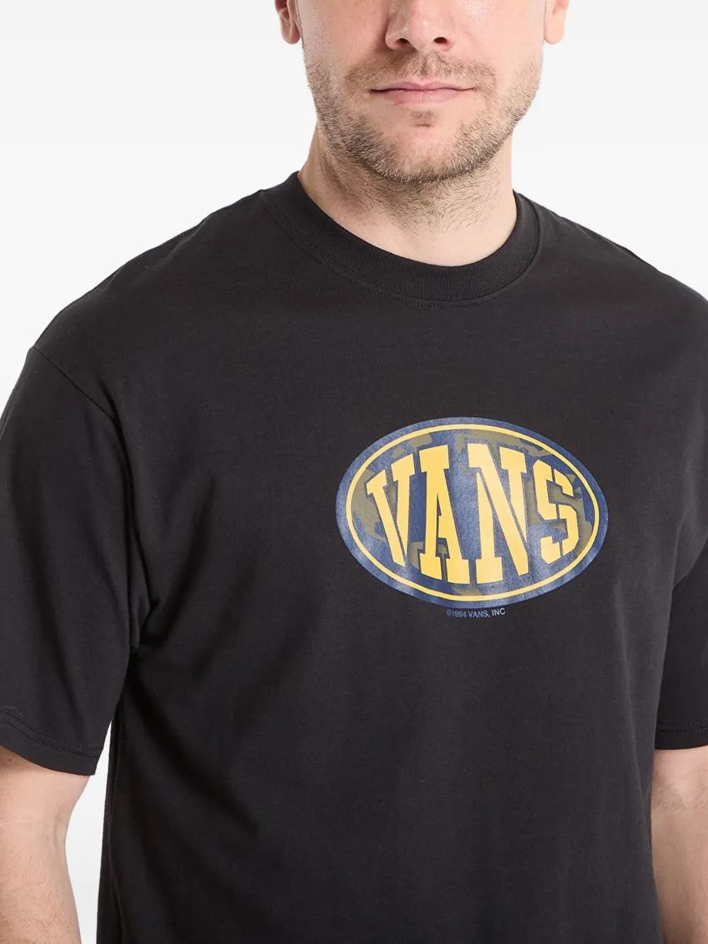 Vans Worldwide94 T-shirt met logoprint Zwart