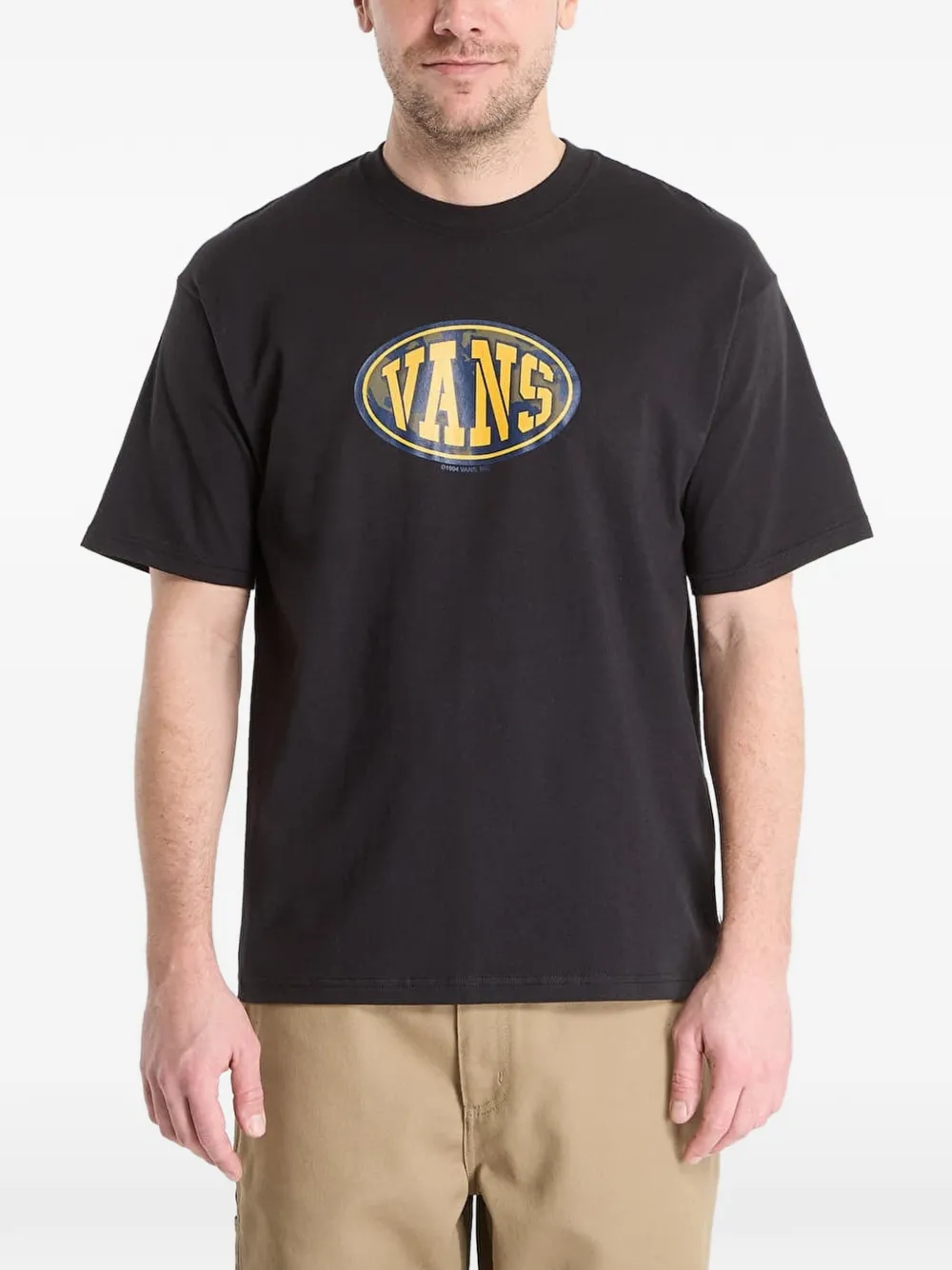 Vans T-shirt Worldwide94 con logo - Nero