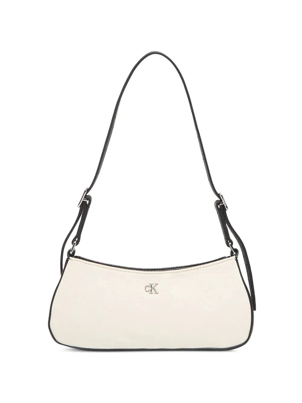Calvin Klein logo-plaque shoulder bag - Toni neutri