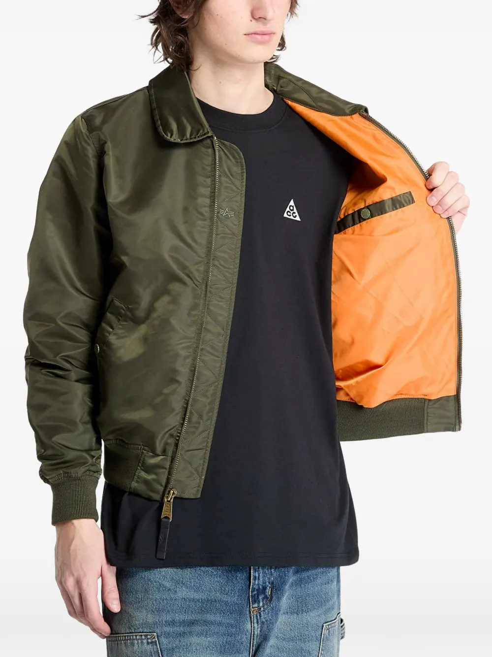 Alpha Industries Flying Tigers CWU bomberjack Groen