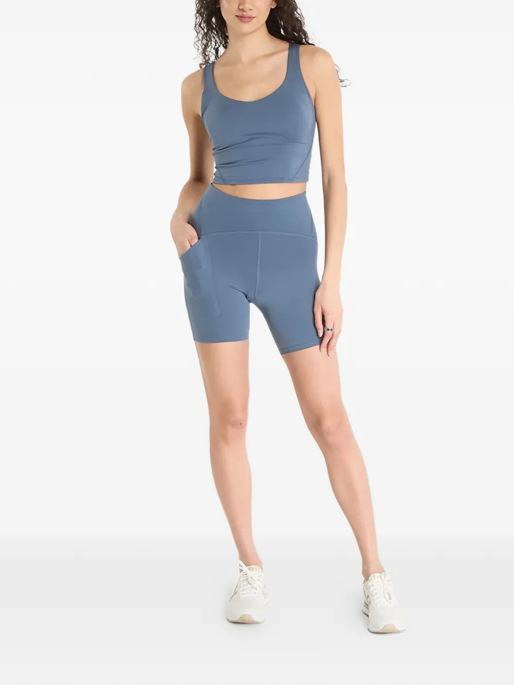 The North Face Jaida high waist shorts met zijzak Blauw