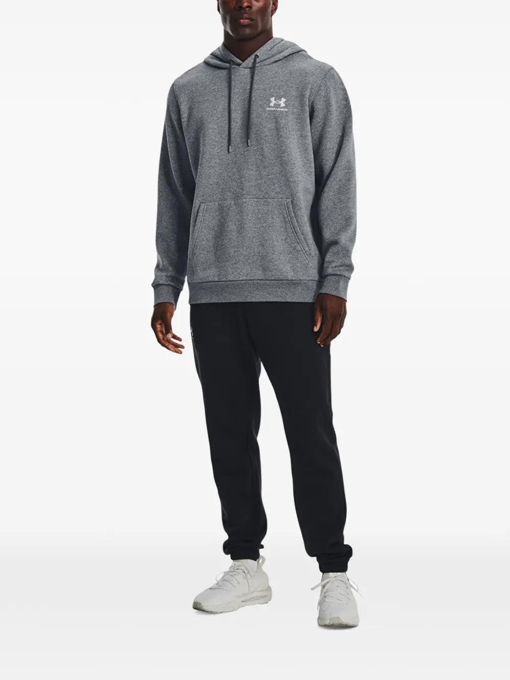 Under Armour Hoodie met logoprint Grijs