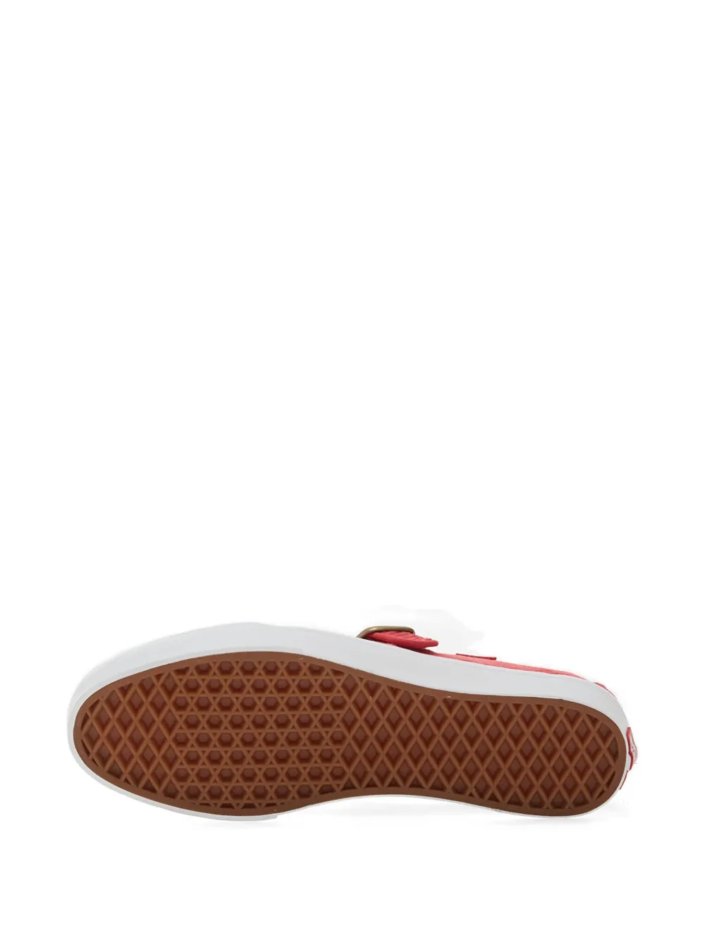 Vans Ribfluwelen sneakers met gespbandje Rood