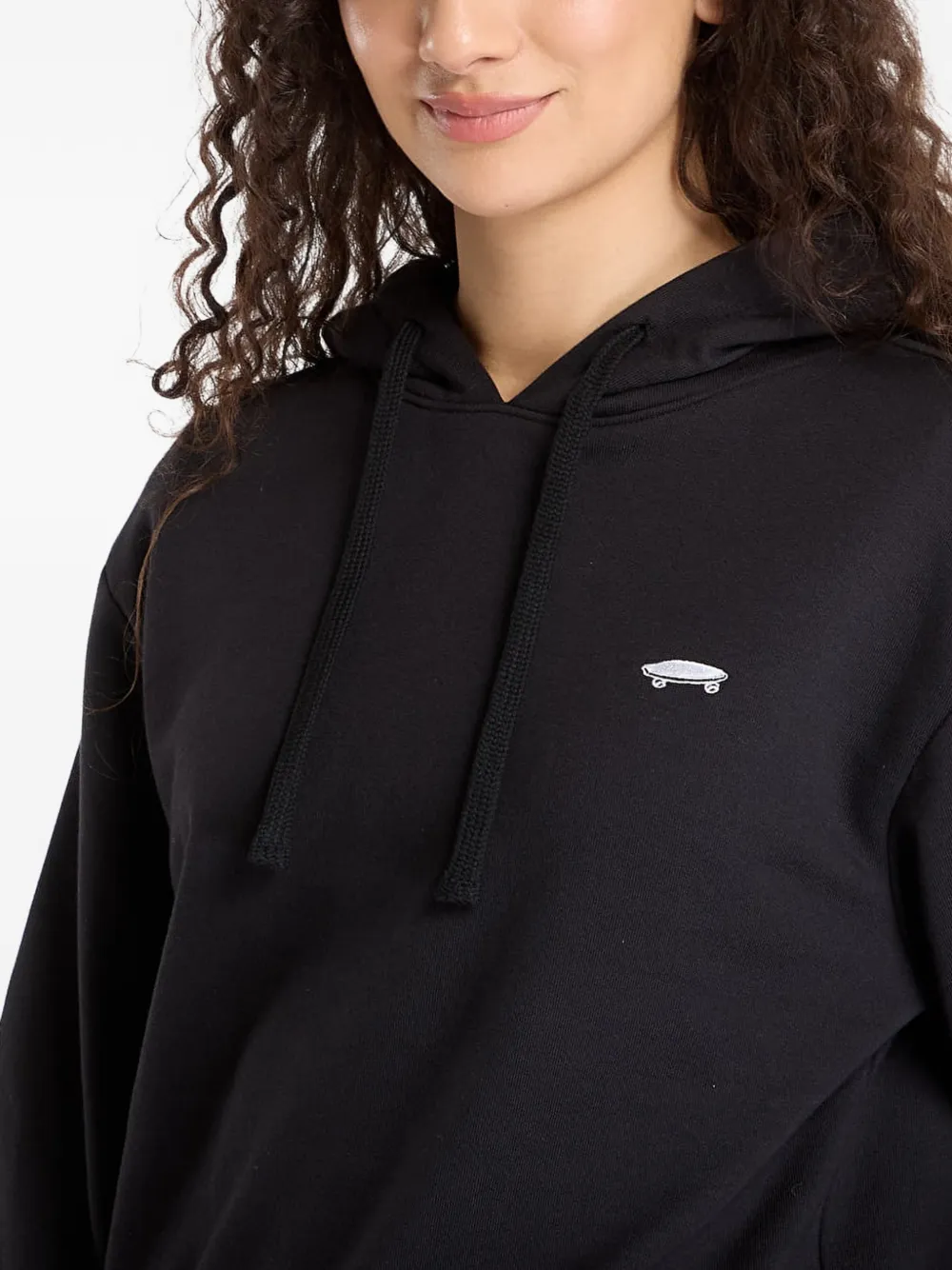 Vans W Salton hoodie met logopatch Zwart