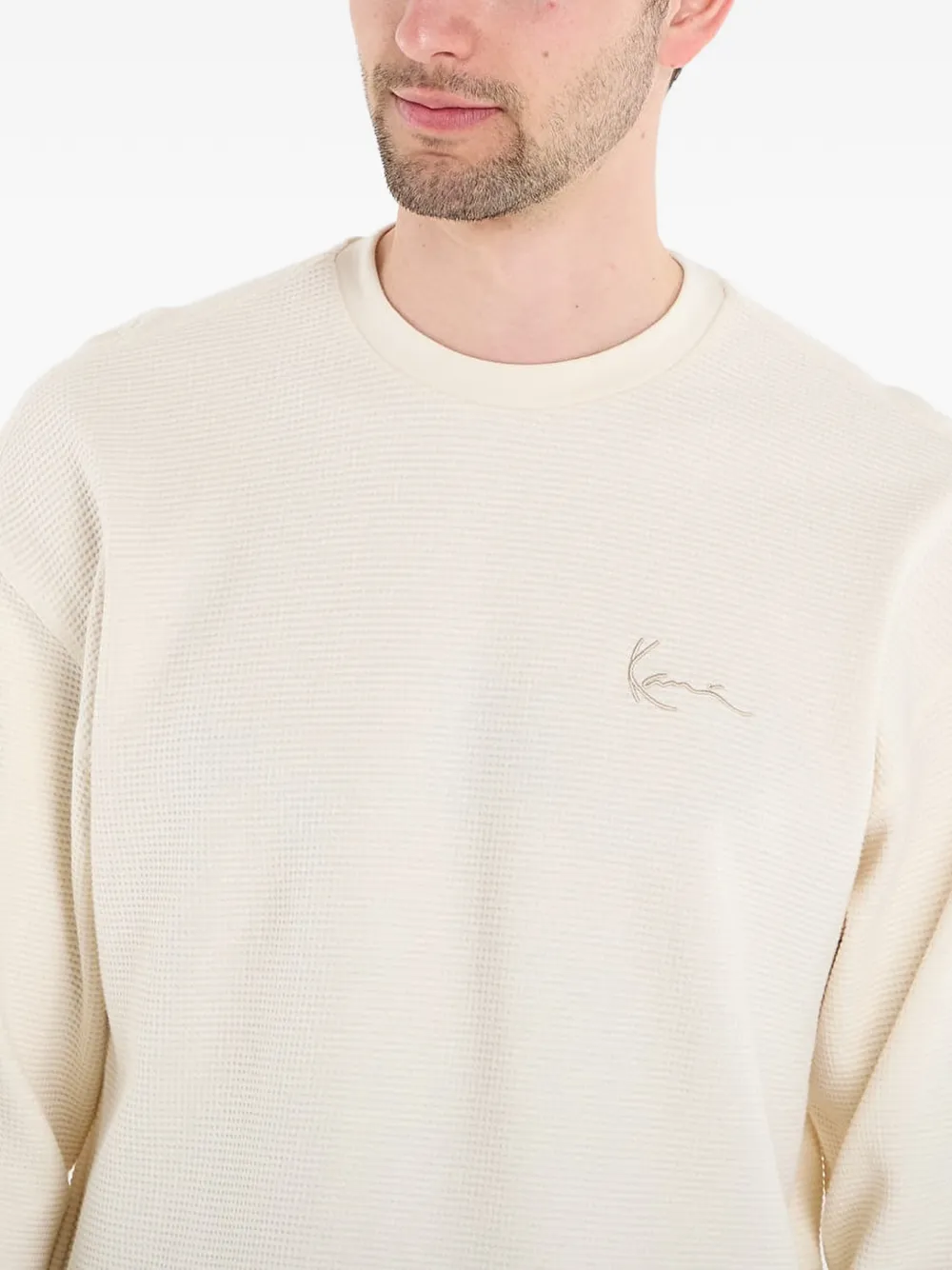 karl kani Overhemd met lange mouwen Beige