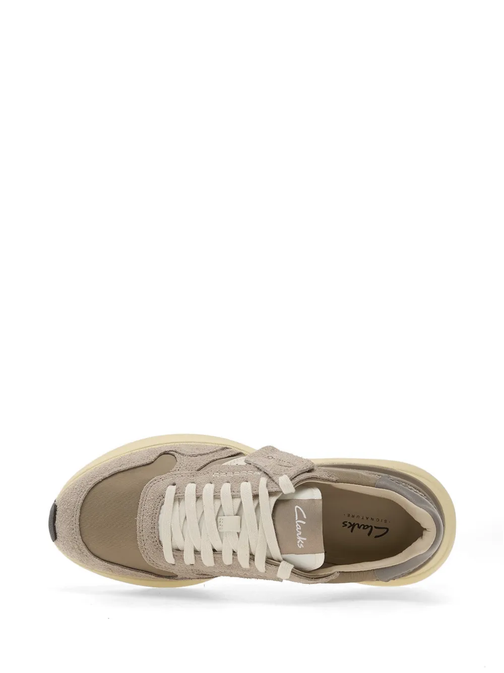 Clarks Craftwick sneakers met vlakken Beige