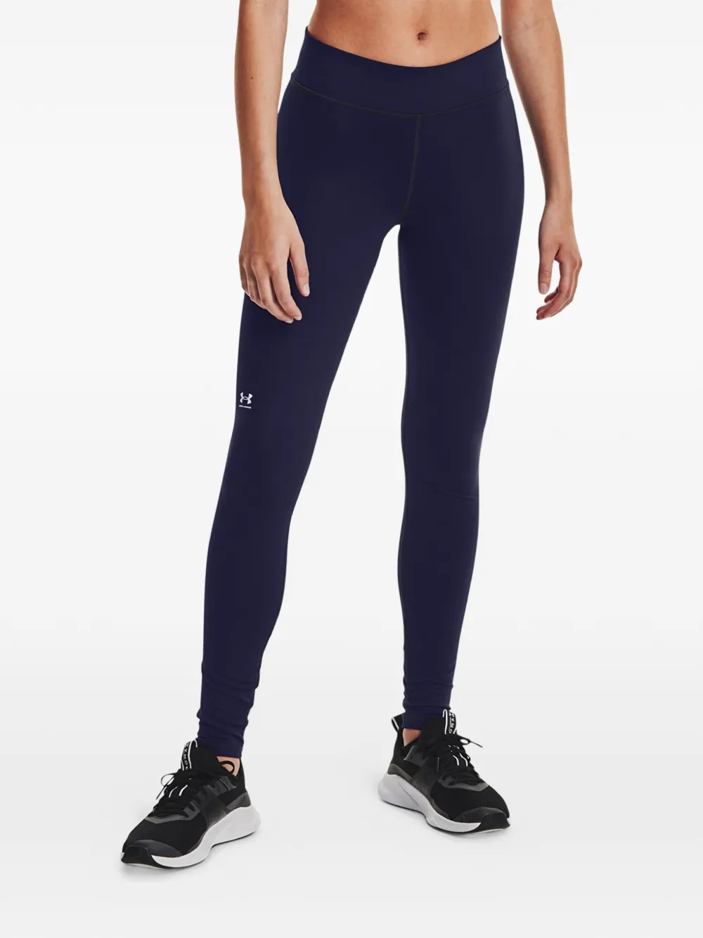 Under Armour ColdGear legging met logoprint Blauw