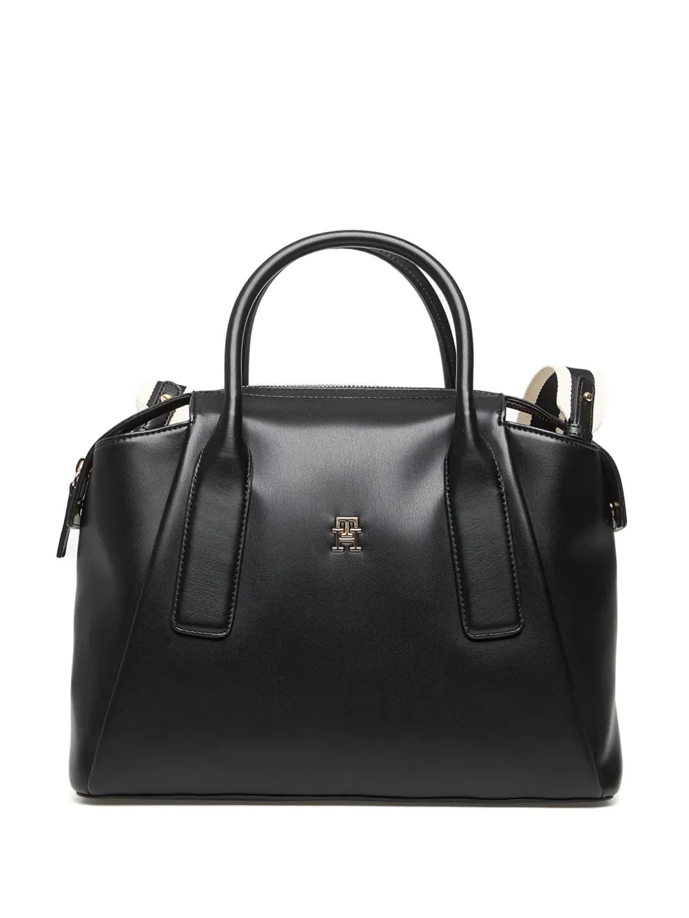 Tommy Hilfiger logo-plaque tote bag - Nero