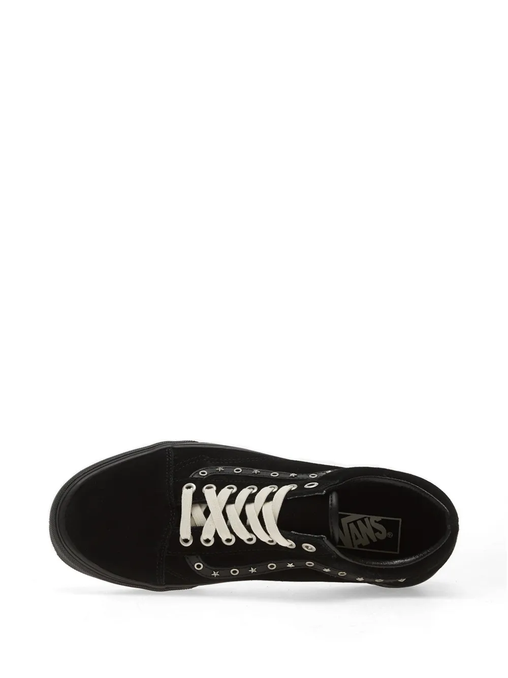 Vans Old Skool suède sneakers met studs Zwart