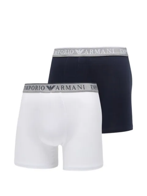Ea7 Emporio Armani logo-waistband boxers (set of two)