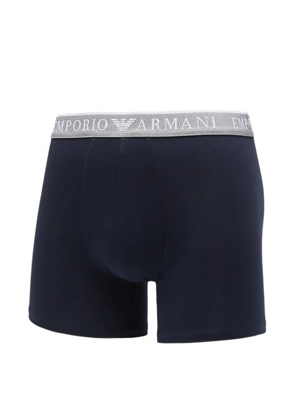 Ea7 Emporio Armani Twee boxershorts met logoband Wit