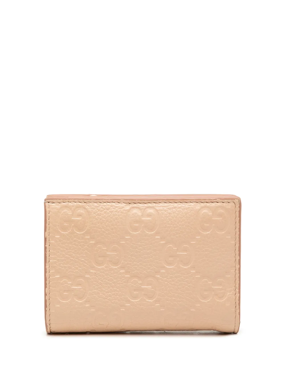 Gucci Pre-Owned 2016-2026 GG Emblem Leather Bifold Wallet small wallets - Toni neutri