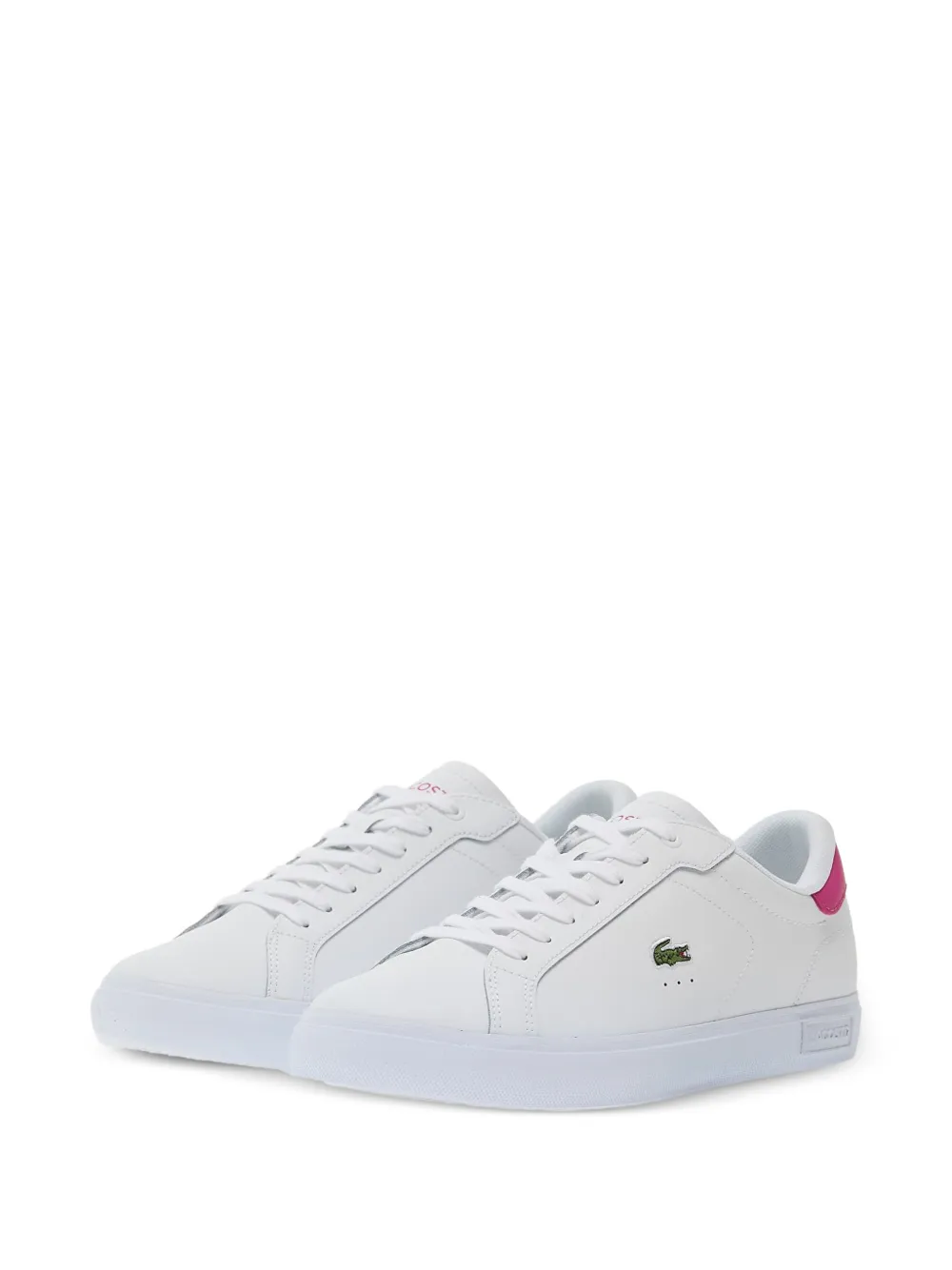 Lacoste Sneakers met logopatch Wit