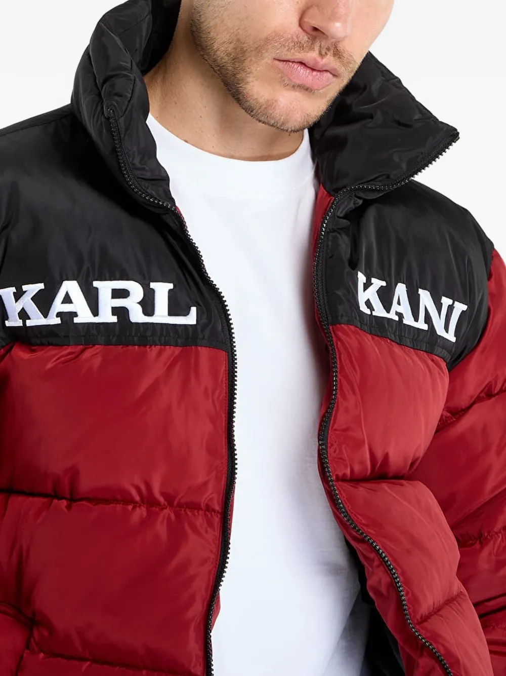 karl kani Jack met logoprint Rood