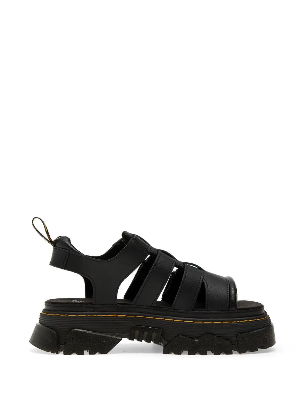 Dr. Martens Mattison 3 Touch-strap Platform Sandals In Black