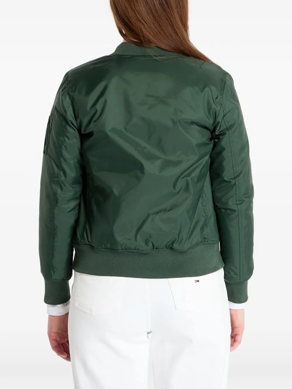 Urban Classics Bomberjack met rits Groen