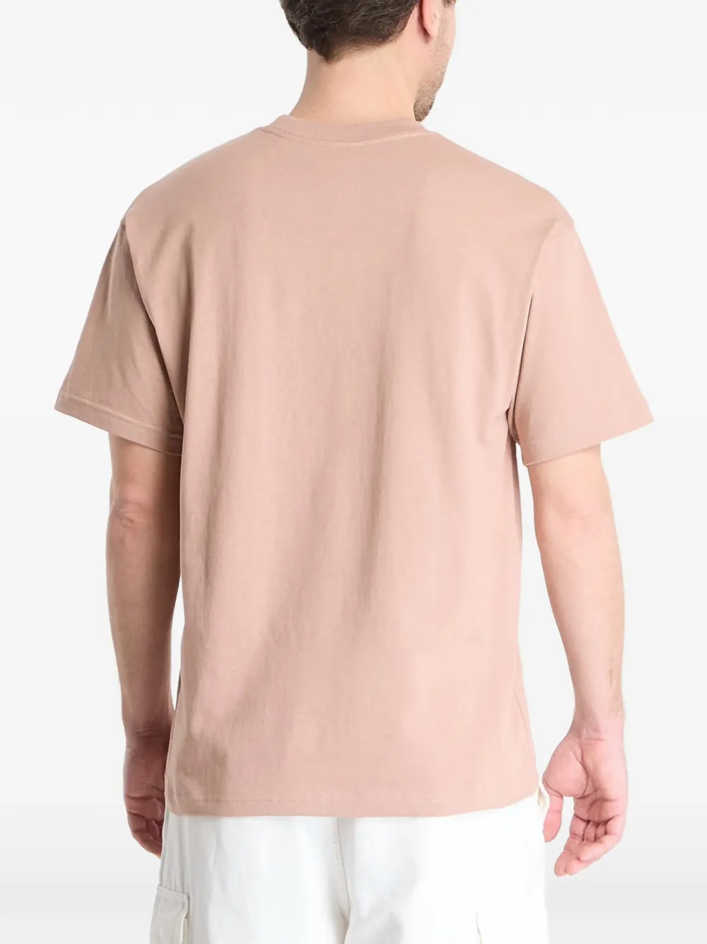 Vans T-shirt met geborduurd logo Beige