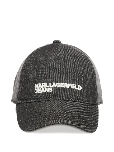 Karl Lagerfeld Jeans Jeans-Baseballkappe mit Logo-Stickerei