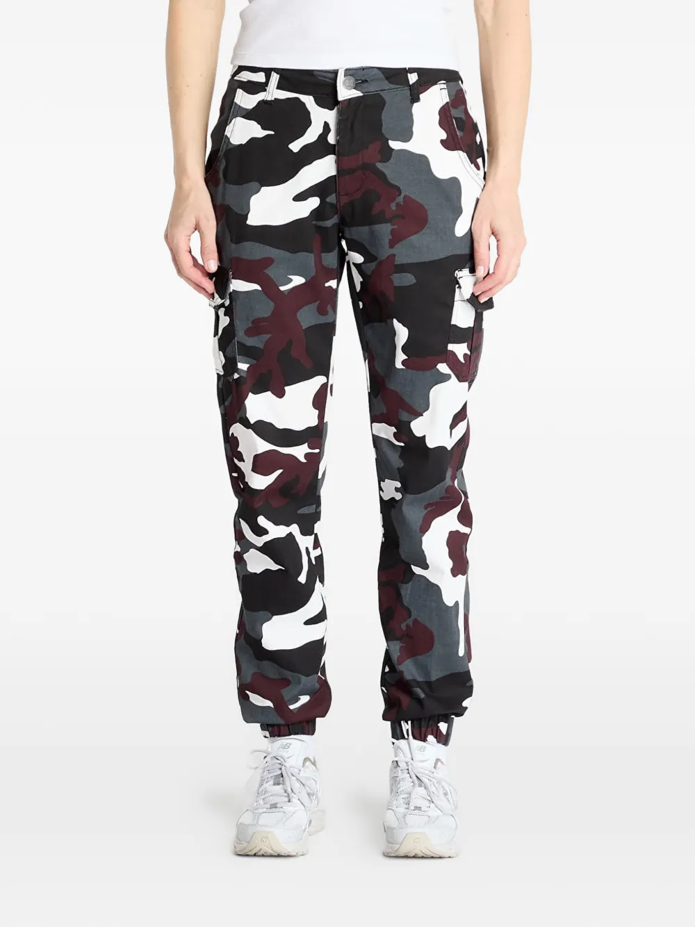 Urban Classics Camouflage-print Cargo Pants In Multi