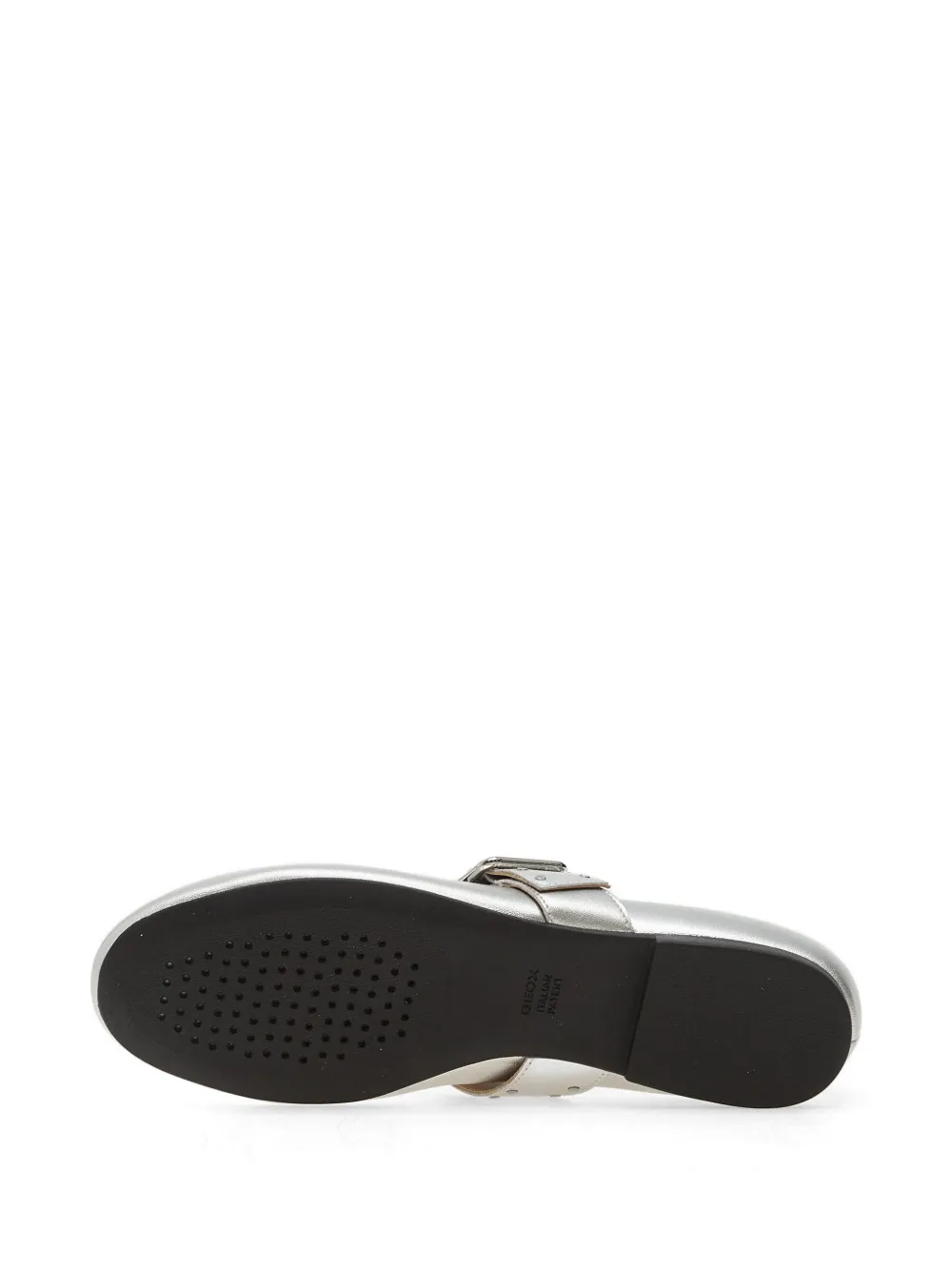 Geox New Palmaria ballerina's verfraaid met studs Zilver