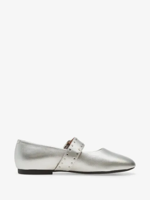 Geox New Palmaria stud-embellished ballet flats