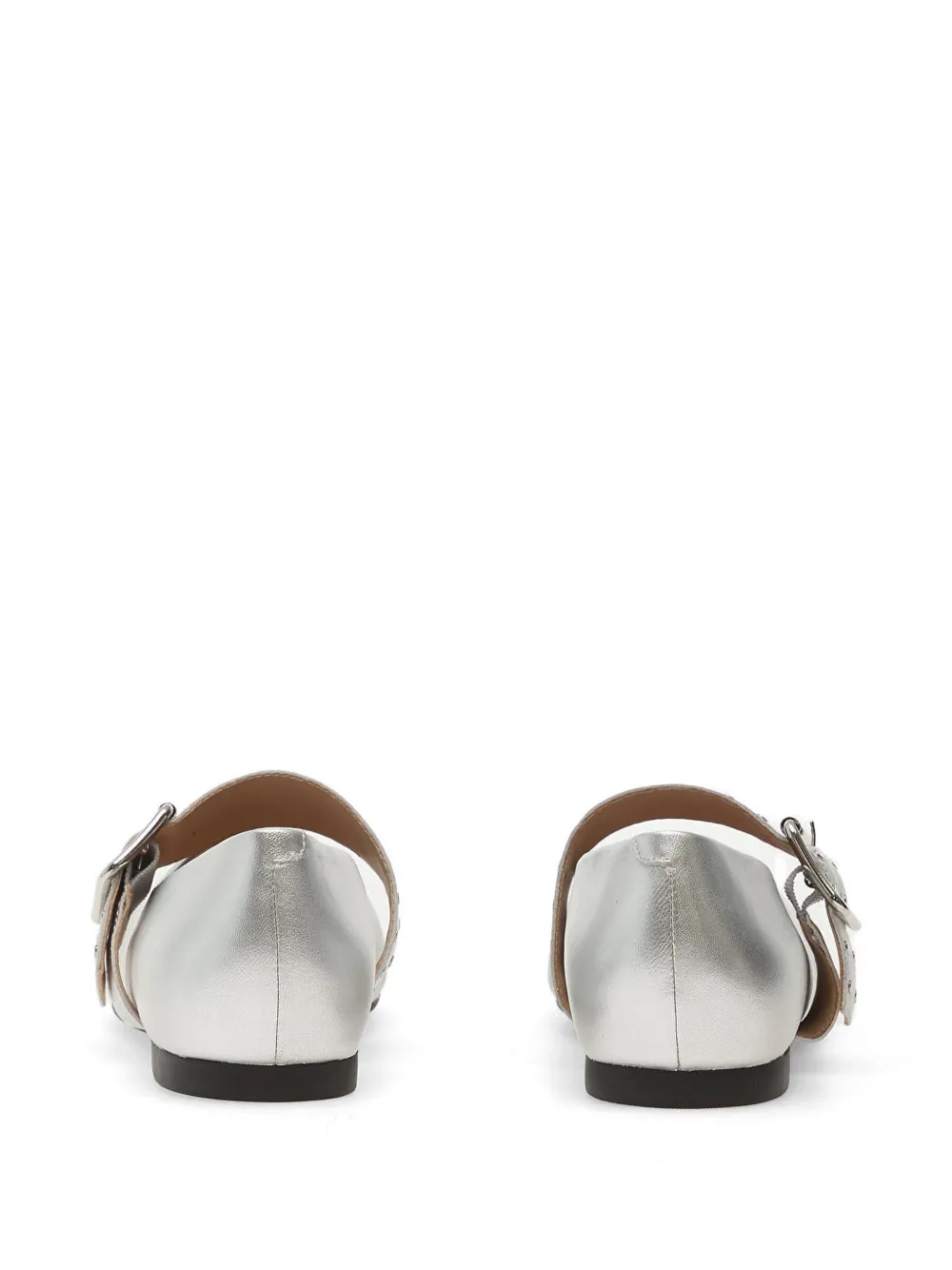 Geox New Palmaria ballerina's verfraaid met studs Zilver