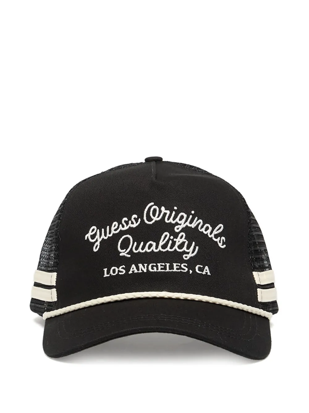 GUESS USA embroidered trucker cap - Nero