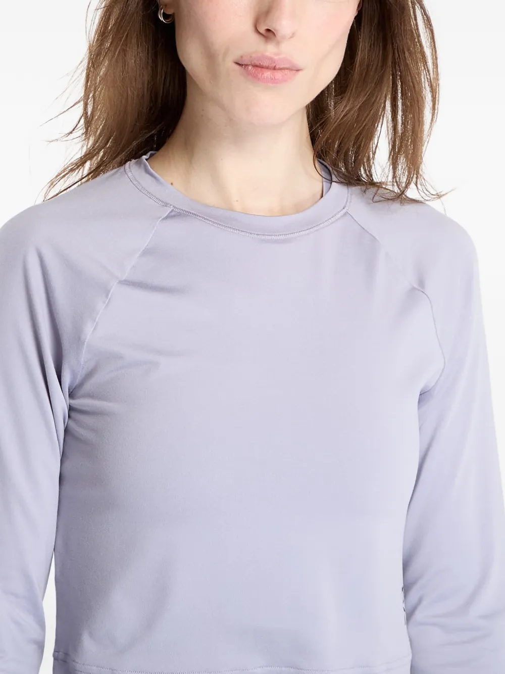 On Cropped T-shirt Paars