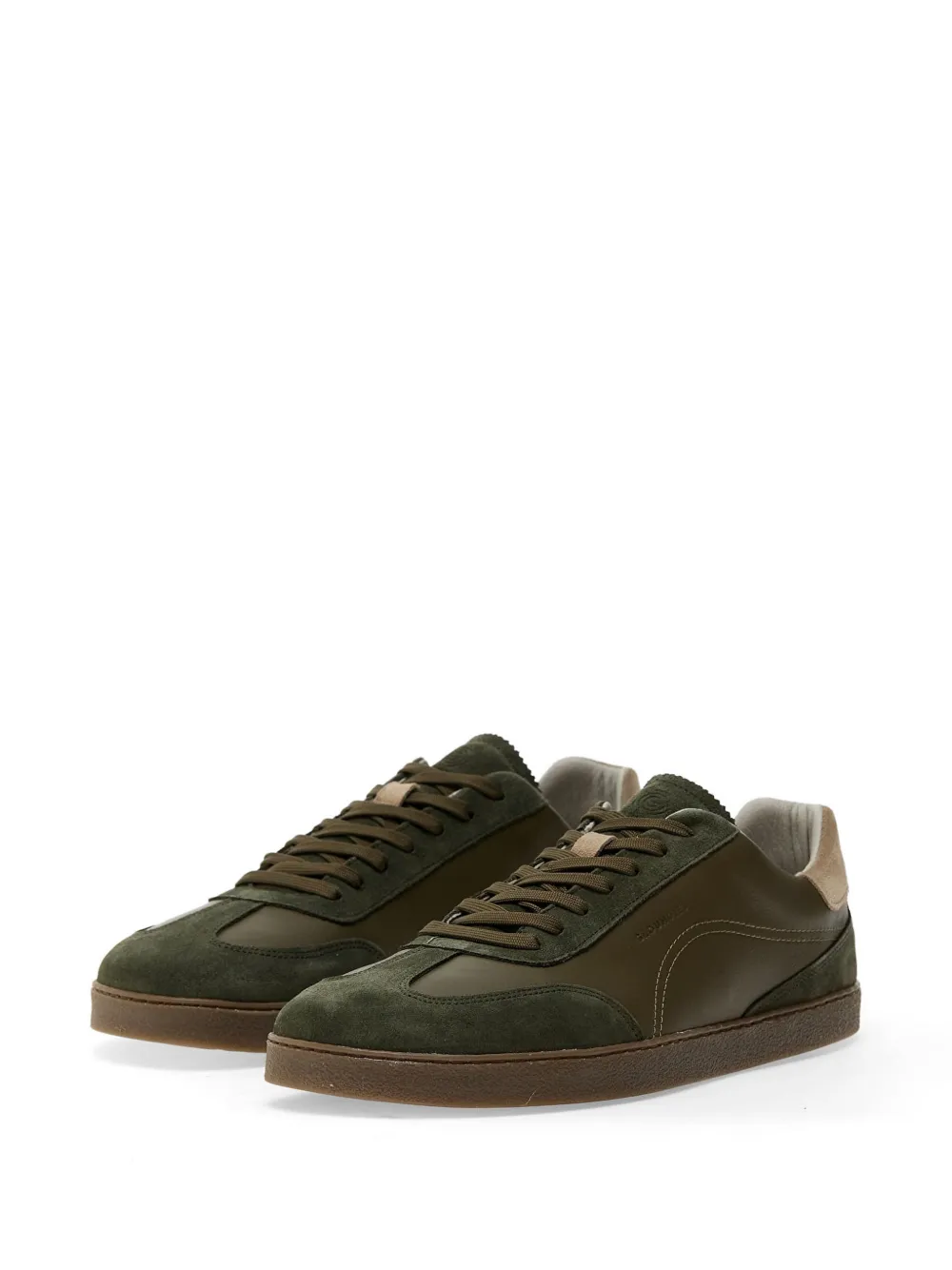 Grounds Panelled Suede-trim Sneakers In Multi