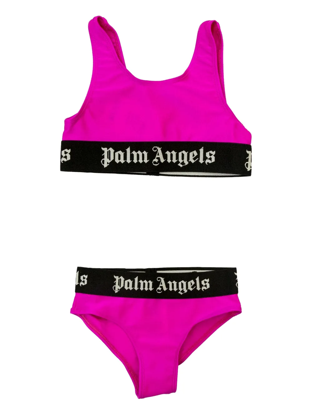 Palm Angels Kids logo-band bikini - Rosa