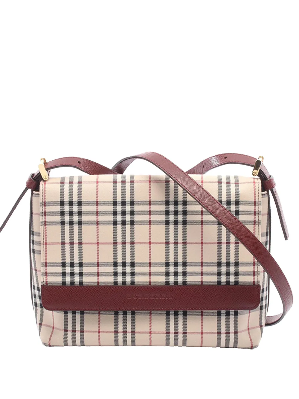 Burberry Pre-Owned 2000-2017 Nova Check Coated Canvas crossbody bag - Nude