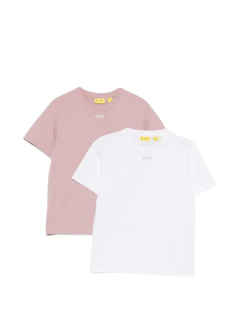 Off-White Kids set de dos Playeras con motivo Arrows