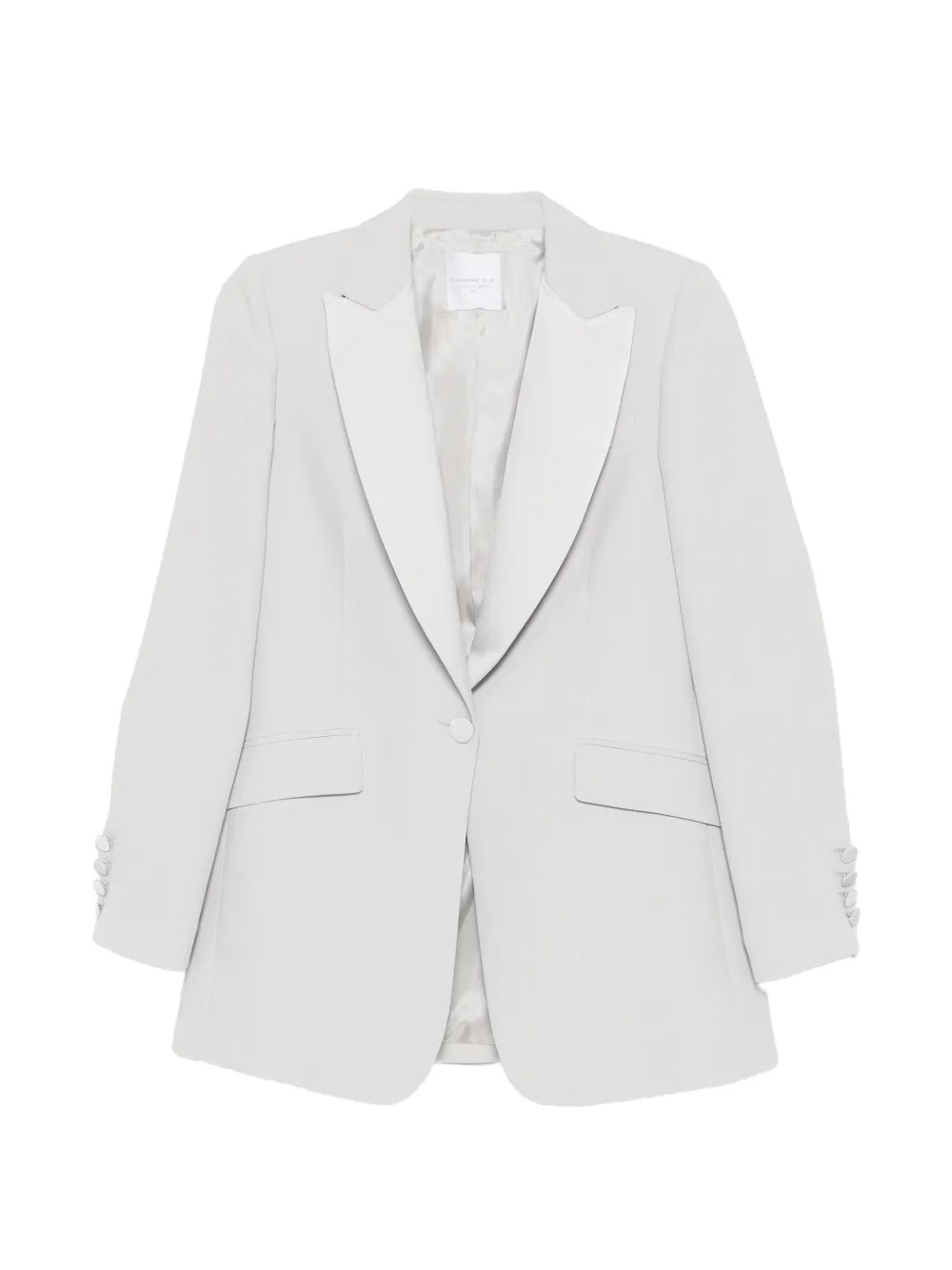 Cenere GB peak-lapel single-breasted blazer - Grigio