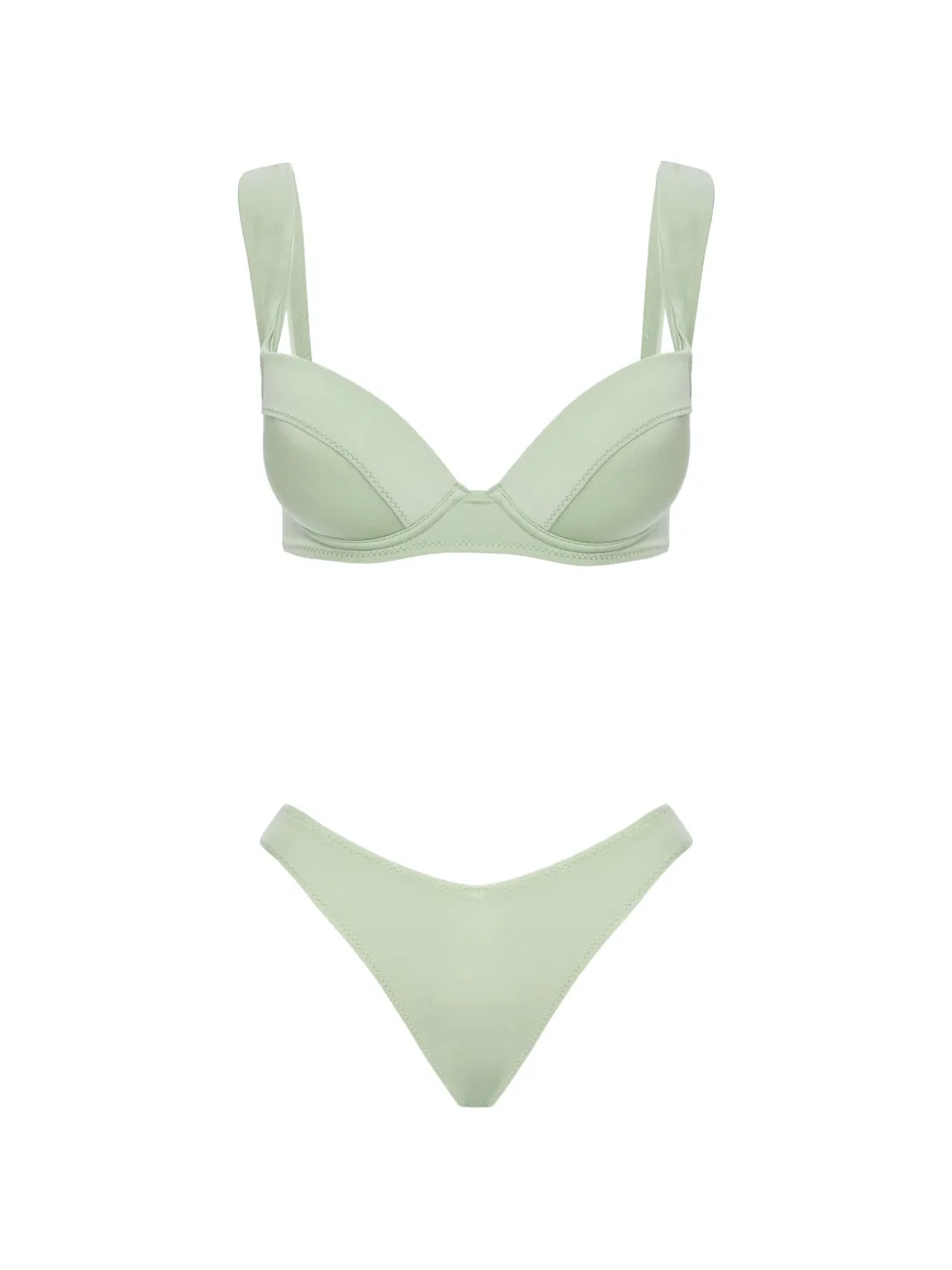 Noire Swimwear Ava Ivy underwire bikini - Verde