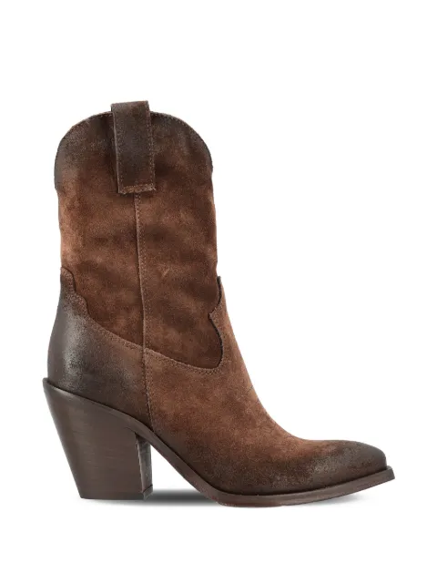 Je t'aime Milano|Woman suede western-style boots
