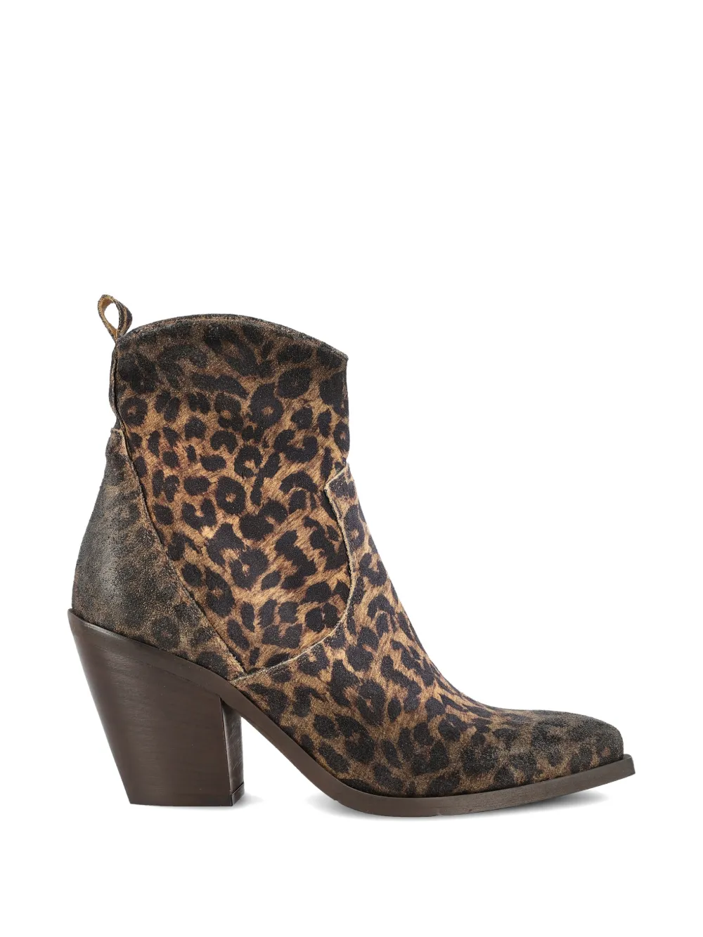 Je t'aime Milano|Woman leopard-print leather boots - Toni neutri