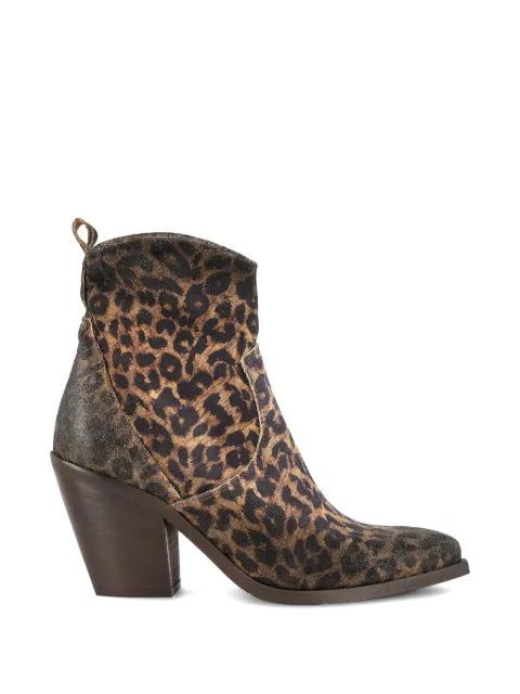 Je t'aime Milano|Woman botas con estampado de leopardo