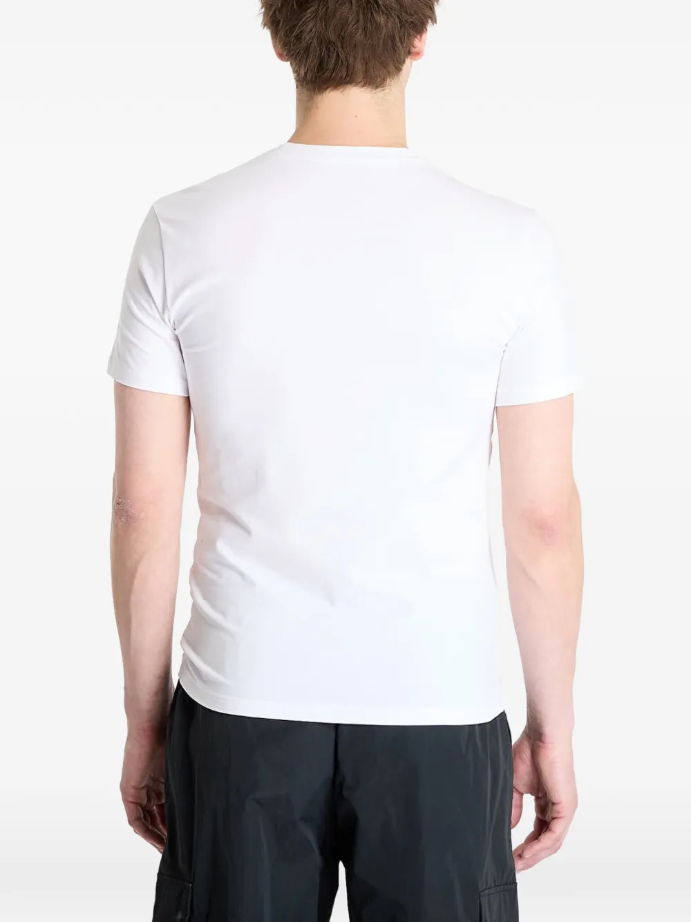 Ea7 Emporio Armani T-shirt met logoprint Wit