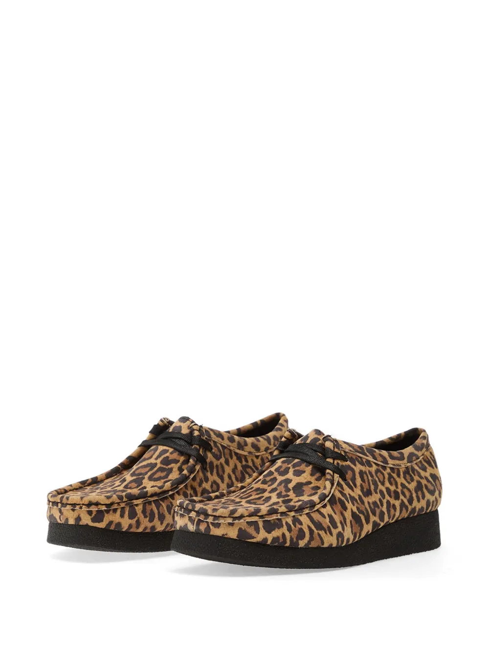 Clarks Wallabee Evo derby schoenen Bruin