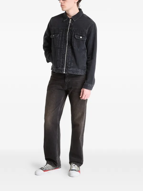 AllSaints faded-wash Denim Jacket | Grey | FARFETCH