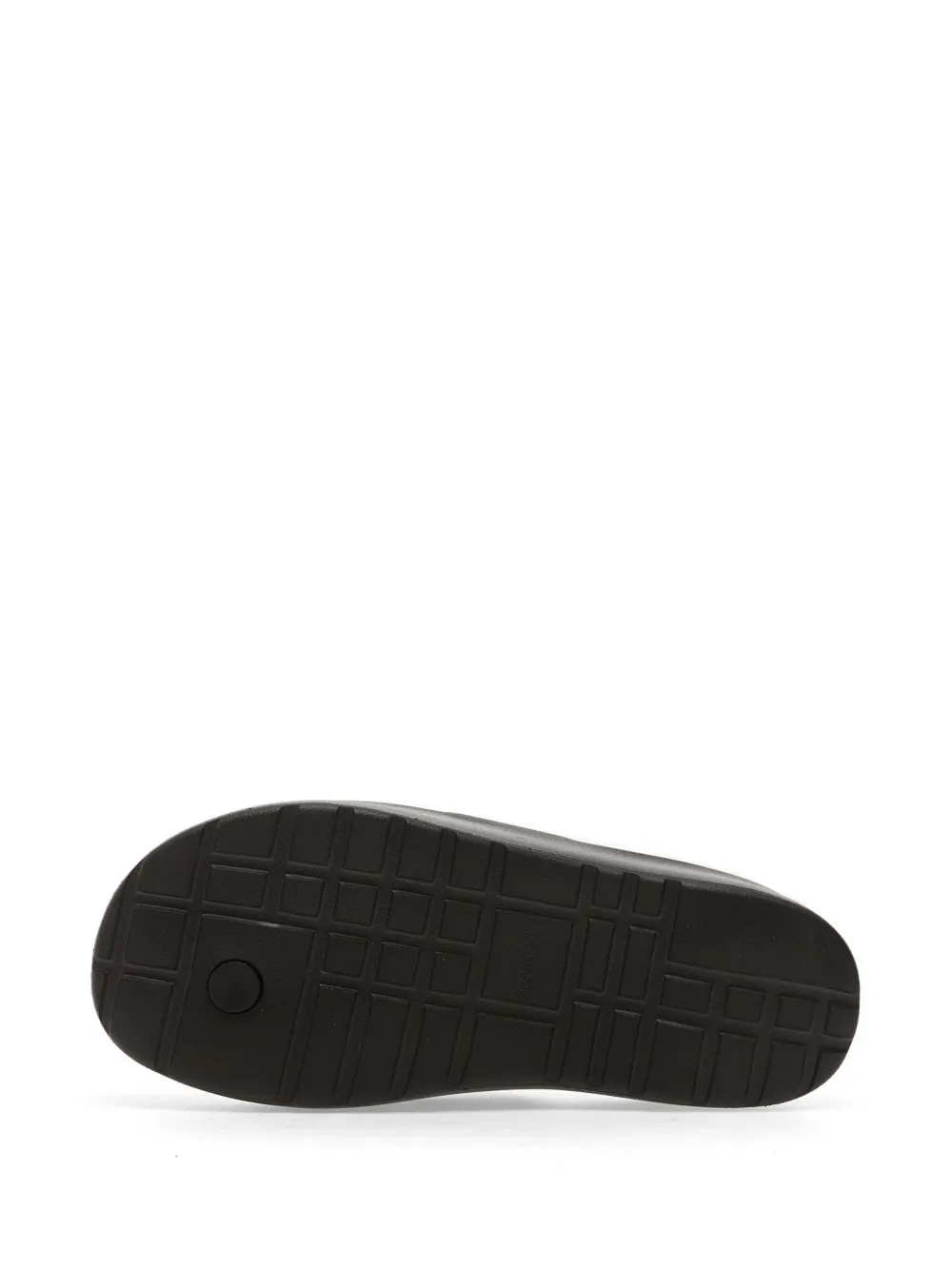 Calvin Klein Dorita teenslippers met plateauzool Zwart