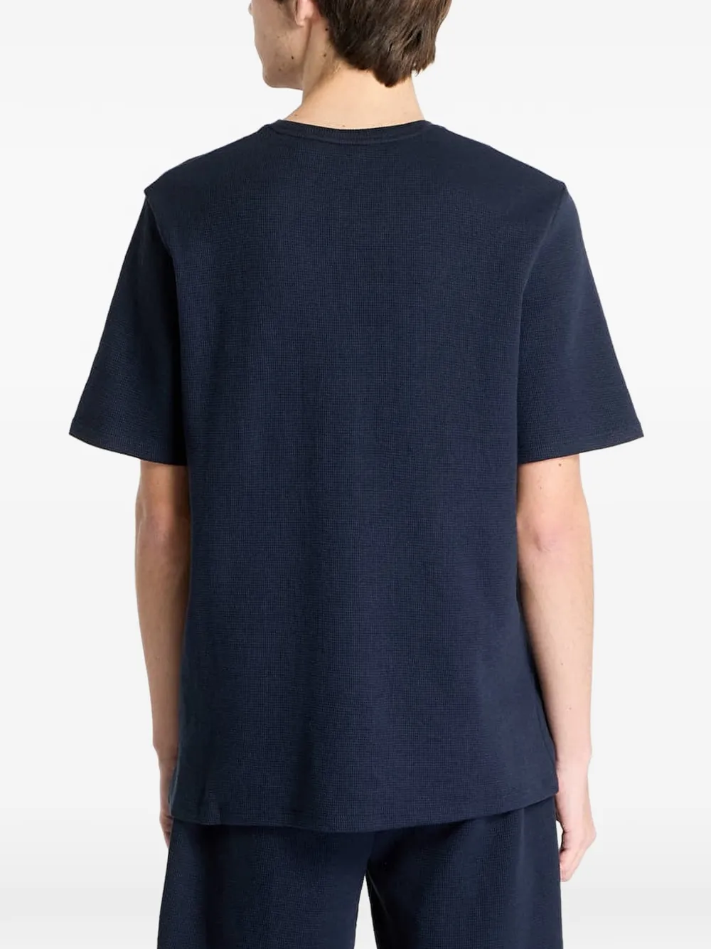 HUGO Pyjamatop met wafellogo Blauw