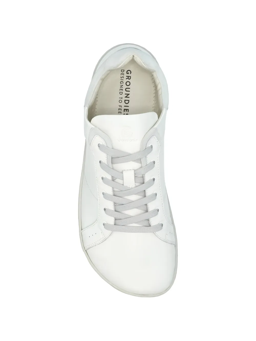 GROUNDS Blaze leren sneakers Wit